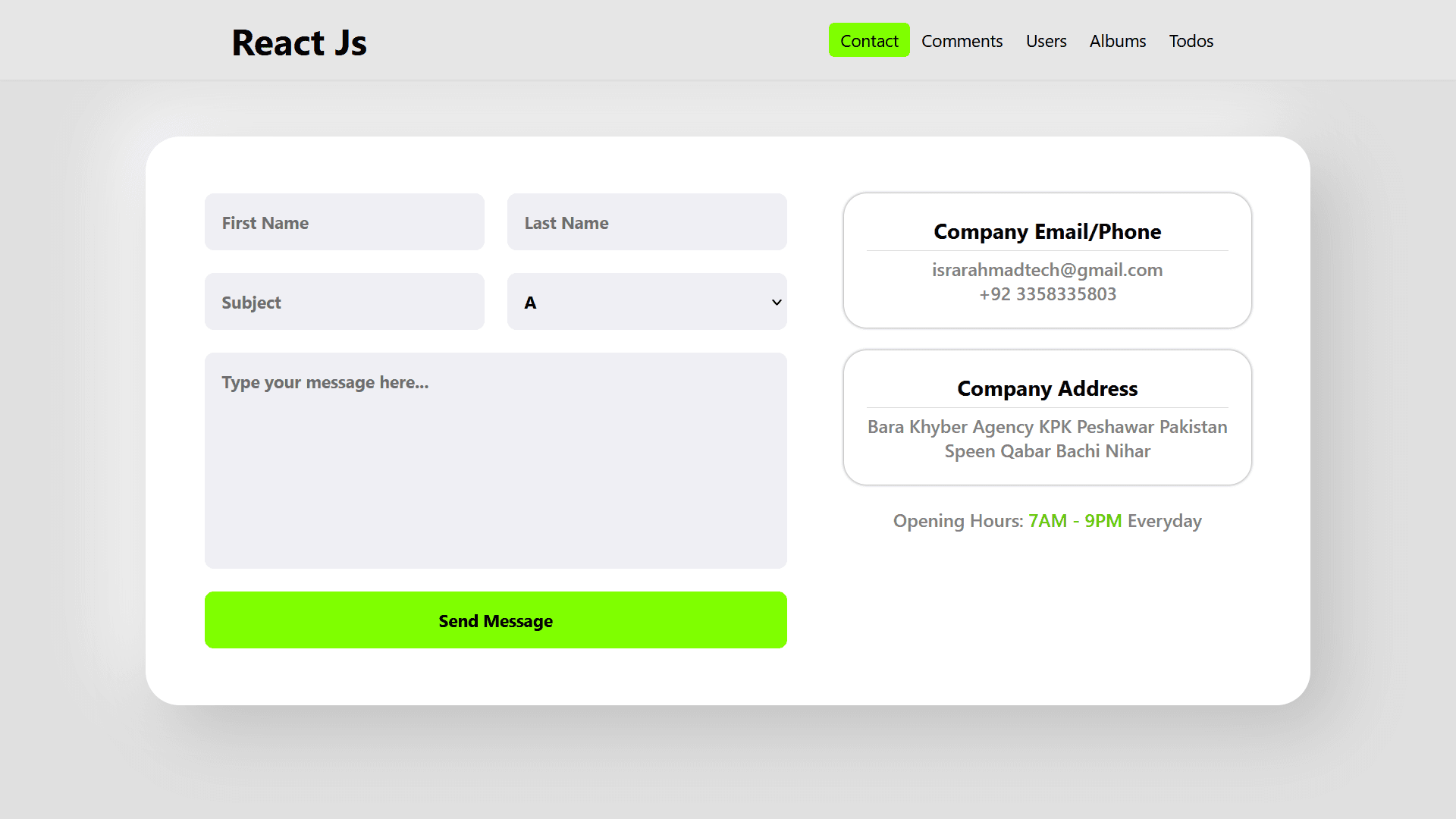 React Multi-API Dashboard