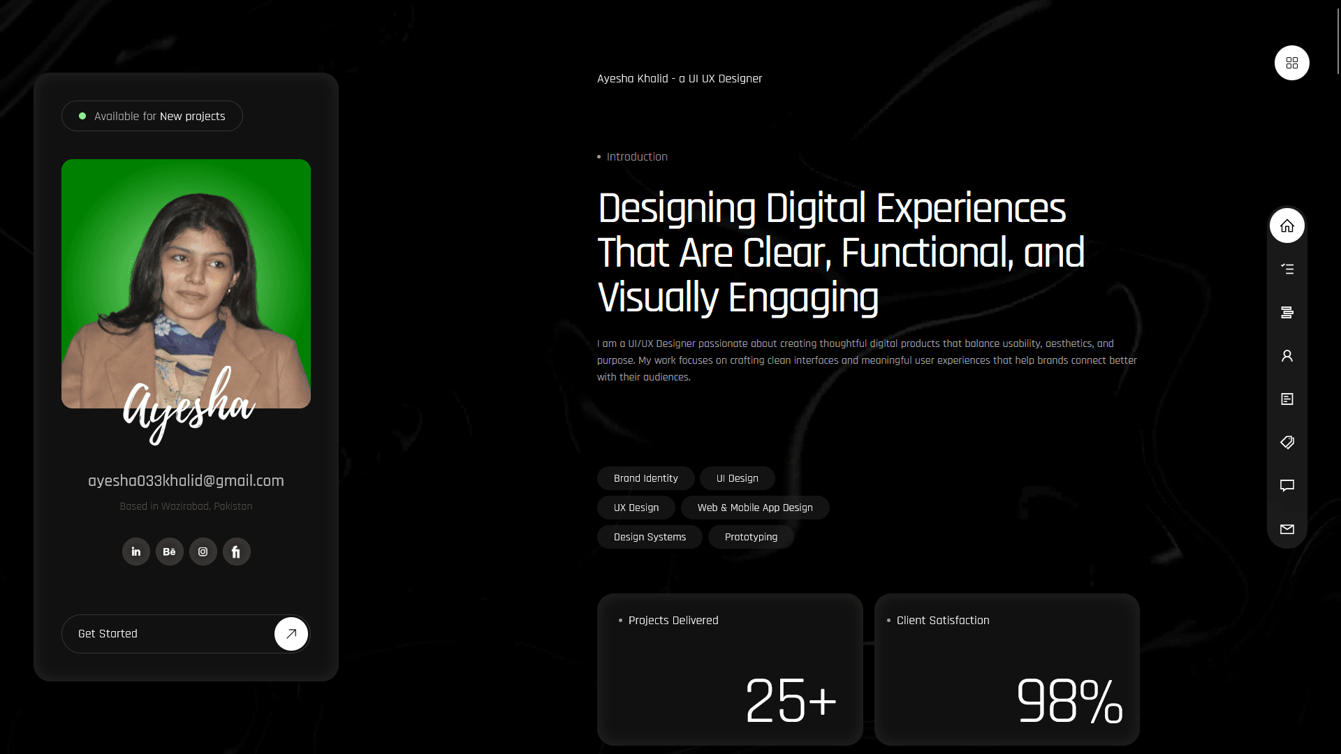 Modern Portfolio - Figma to Next js