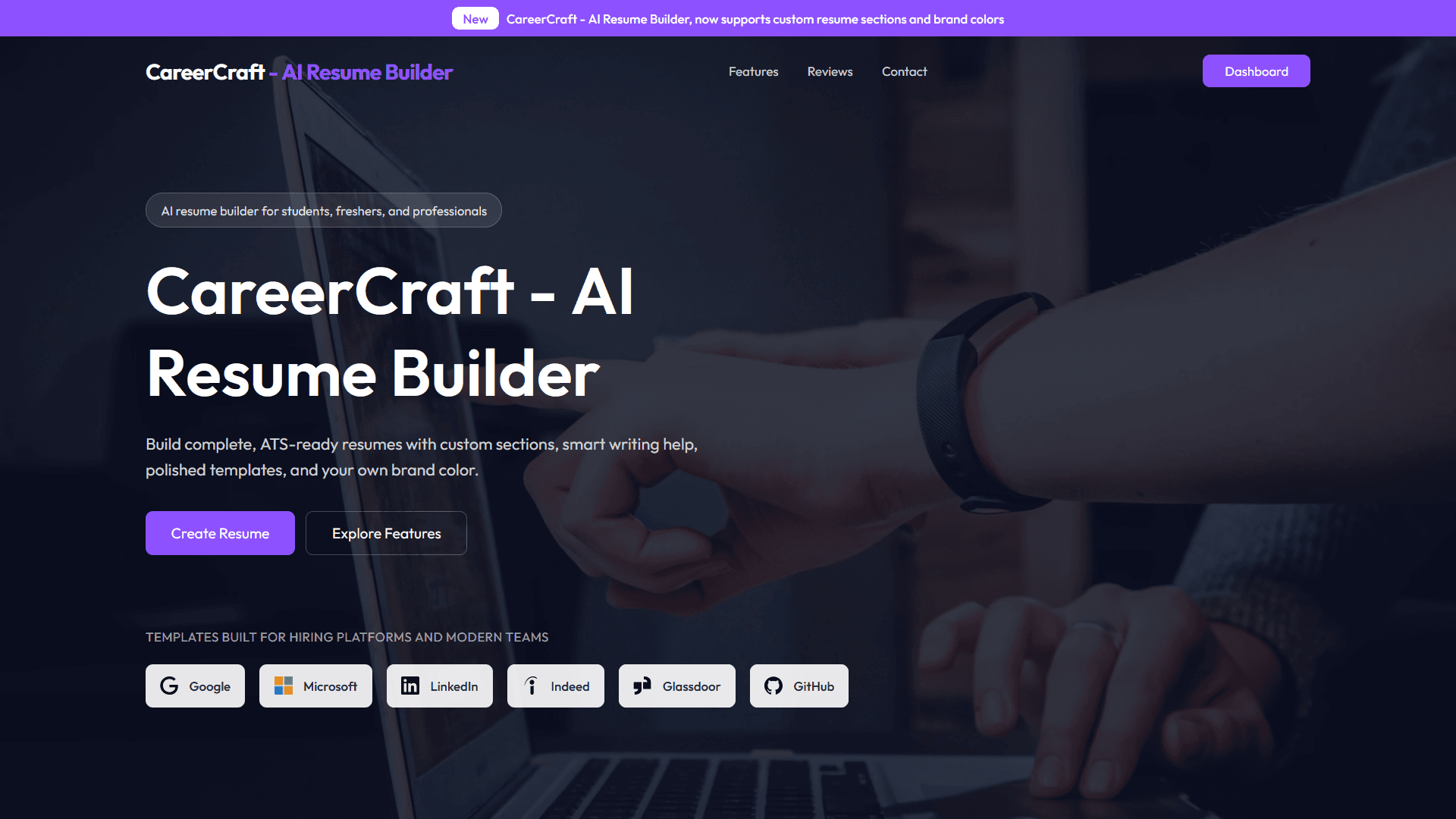 CareerCraft – AI Resume Builder - MERN Stack